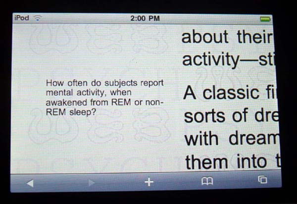 study question alone